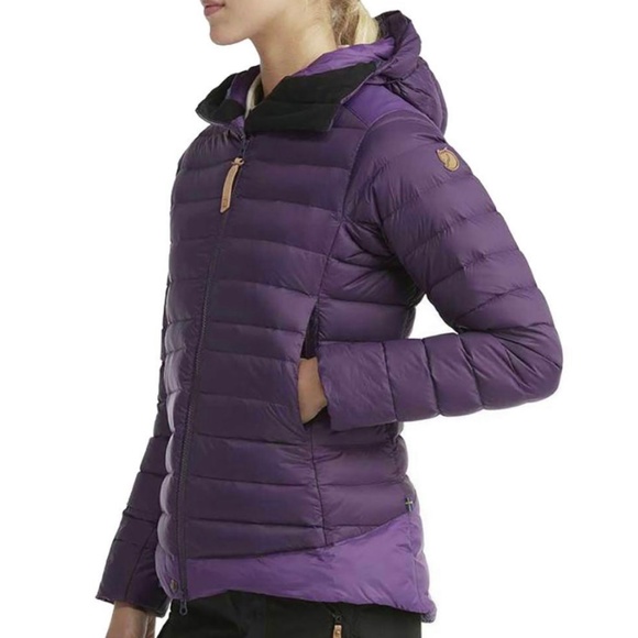 Fjallraven Keb Touring Down Puffer Jacket - Women's Size M - Purple - Picture 2 of 16
